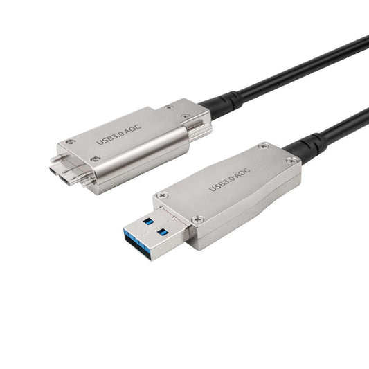 FIBBR AM-MicroB USB3.0 Vision High-Flex Hybrid Active Optical Cable